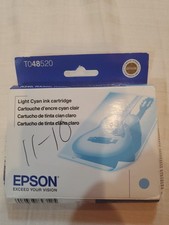 NEW Epson 48 Light Cyan Color Ink Cartridge T048520 Genuine EXP 9/2012