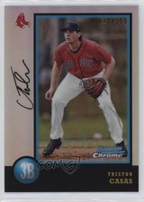 2018 Bowman Draft 1998 Chrome 20th Anniversary Refractor /250 Triston Casas 0s55