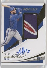 2021 Panini Immaculate Rookie 74/99 Anderson Tejeda #167 Patch Auto v9t