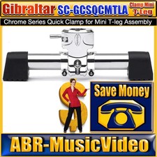 Gibraltar SC-GCSQCMTLA Chrome Series Quick Clamp Mini T-Leg Assembly