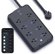 Surge Ultra Smart Surge Protector – 8 Outlet Power Strip with 6 Smart + 2 Alw...