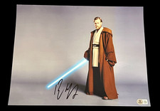 EWAN MCGREGOR SIGNED AUTOGRAPH 11x14 PHOTO OPX STAR WARS OBI KENOBE BECKETT BAS