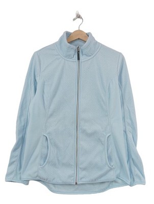 SNOW TECH Fleecejacke Damen Jacke Gr. DE 38 blau Casual-Look