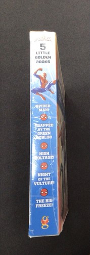 Spider-Man 5 Little Golden Book Library Green Goblin High Voltage Vulture Sealed - Picture 4 of 4