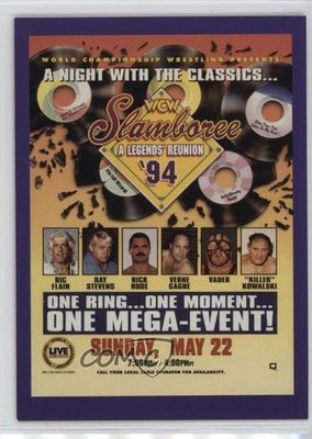 1995 CARDZ WCW Main Event Pay-Per-View Ric Flair Ray Stevens Rick Rude Vader 0q3