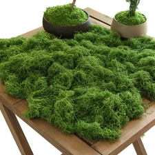 Synthetic Moss Grass Mat 200g for Miniature Landscaping and Floral Arrangements