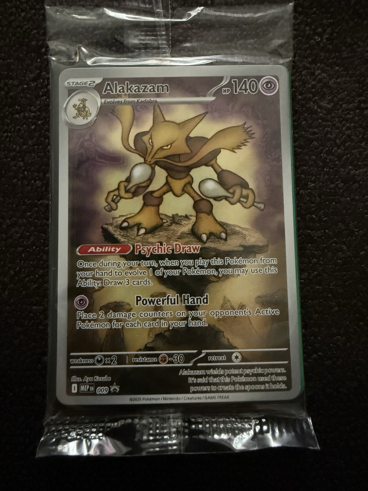 Alakazam #9 Black Star Promo - Pokemon Mega Evolutions - Sealed