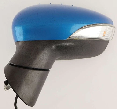 11 - 19 Ford Fiesta Heated Driver Side Mirror Turn Signal Blue Candy