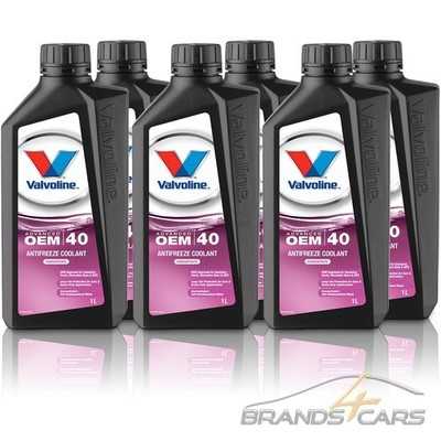 VALVOLINE 6 L OEM ADVANCED AFC 40 KÜHLERSCHUTZ SCHUTZMITTEL KÜHLER PINK/VIOLETT