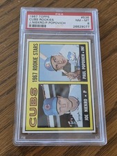 1967 Topps #536 Joe Niekro / Paul Popovich Cubs RC PSA 8 NM-MT