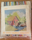 Vintage Jiffy/Sunset Designs Needlepoint Kit: Summer Mill #5751 Sealed Pkg — photo 4