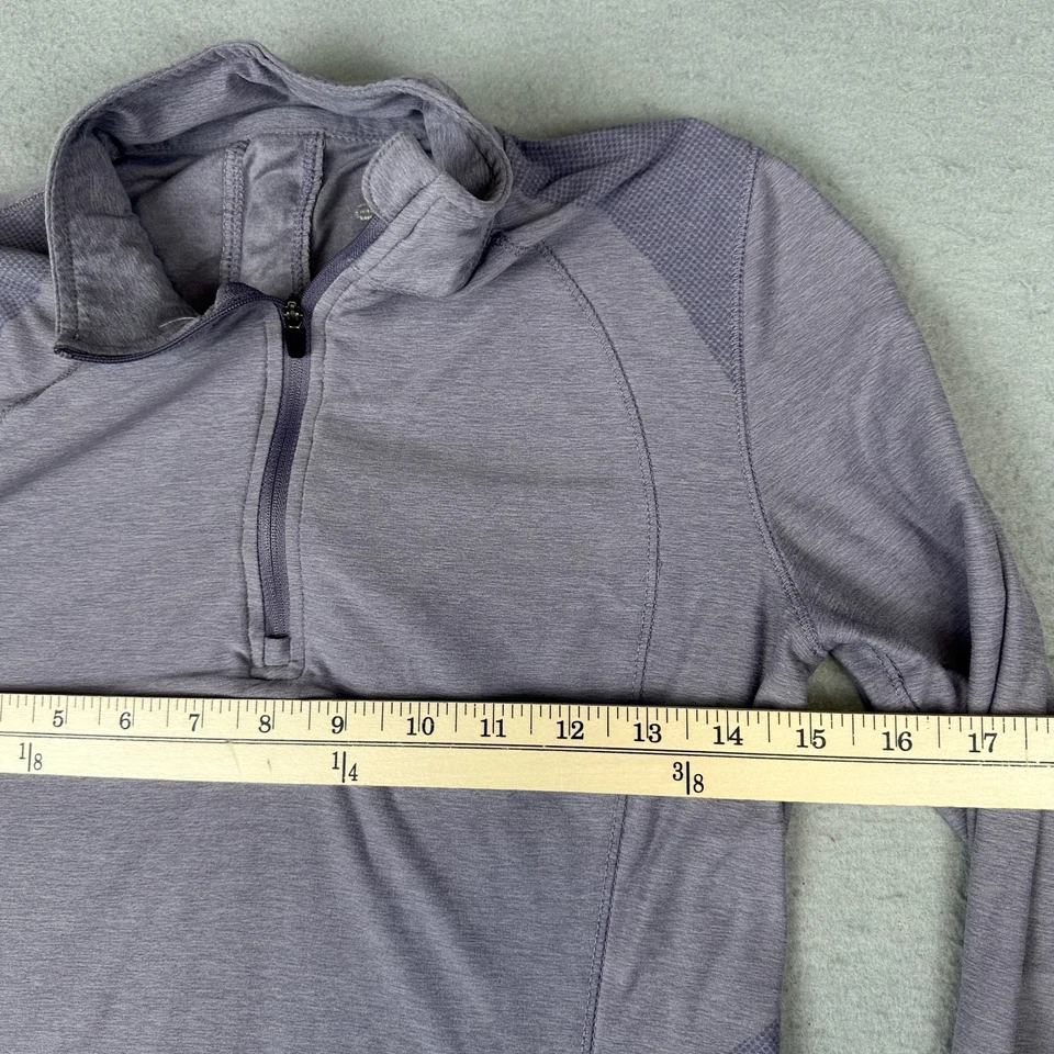 Etonic Pullover Womens XS Purple Lavender 1/4 Zip Golf Rest Less Thumbholes Yoga - Image 3 of 4