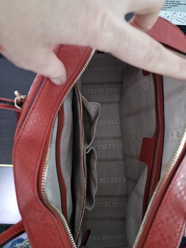 Gucci Tasche Original Rot Modische Handtasche Gucci Bright Diamante handbag - Bild 16 von 24