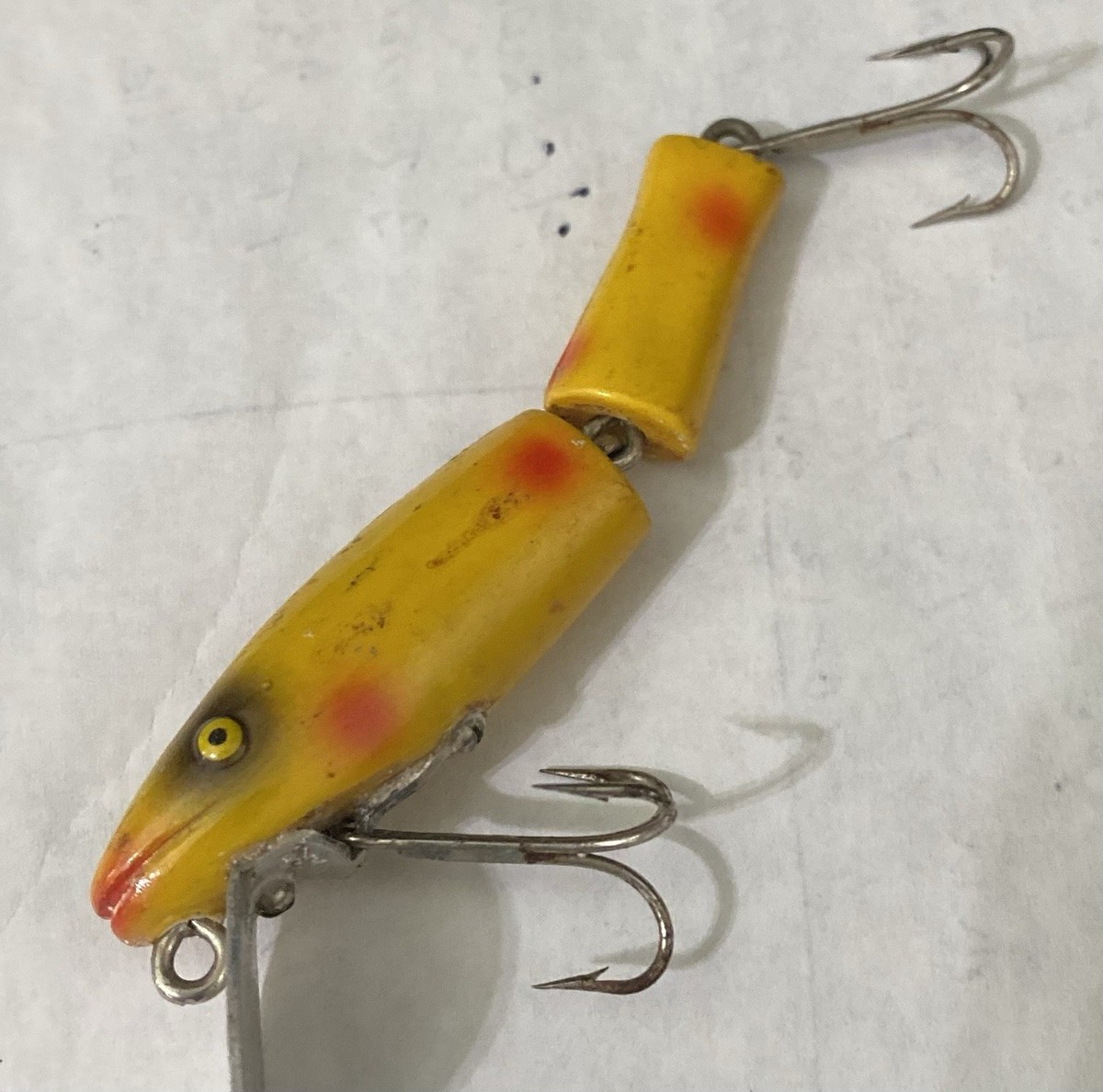 ルアー・フライ Heddon Jointed Vamp Wood Vintage 3” Wooden Jointed Fishing Lure - Heddon Vamp Type | eBay