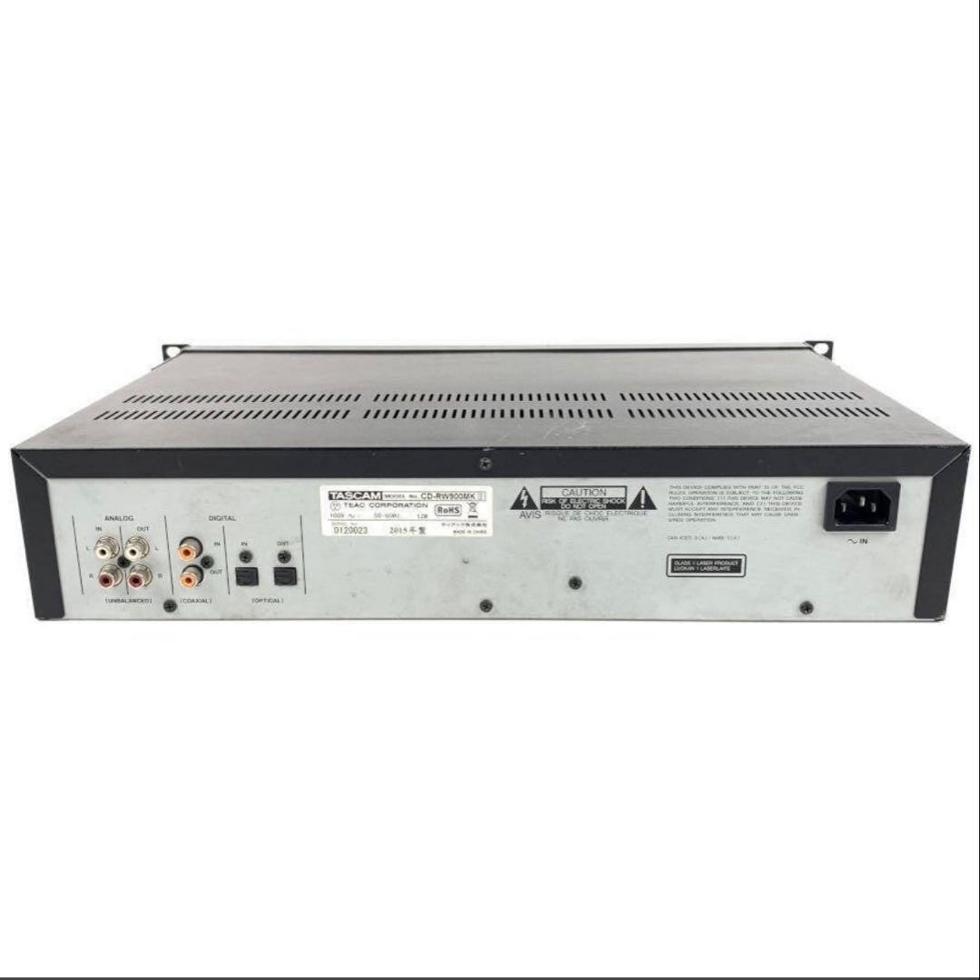 Tascam CD-RW900MKII Digital Coaxial RCA Headphone Jack Stereo CD