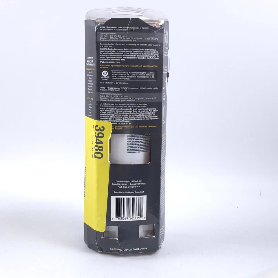 Genuine Whirlpool Ice/Water Refrigerator Filter 4  - Image 3 of 3