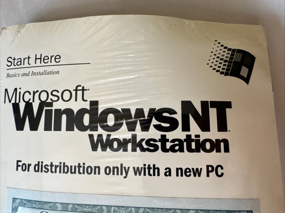 NOS Microsoft Windows NT Workstation 4.0 with License - NEW In Sealed Package - Image 3 of 4