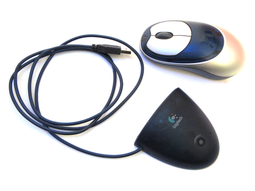 Logitech Cordless Optical 3-Button Mouse M-RM67A with USB Receiver C ...