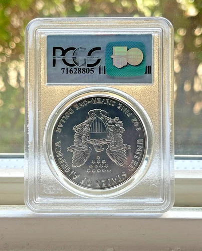 1993 Silver Eagle WTC 9/11/01 Ground Zero Recovery PCGS MS68