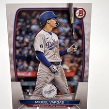 Topps Bowman 2023 Miguel Vargas Rookie #88 Los Angeles Dodgers MLB Base Card