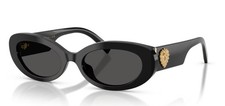 Image of Dolce Gabbana 4537 53 501/87 Sunglasses Black/Dark Gray