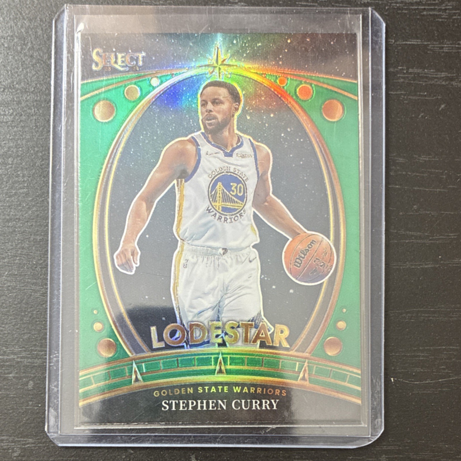 Panini 2023-24 Select Lodestars Green Prizm Stephen Curry Warriors #6 Basketball