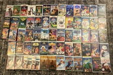 Vintage Kids VHS Collection - Disney, Warner Bros,  More - Lot Of 63 VHS Tapes