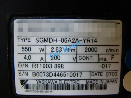 NEW YASKAWA SERVO MOTOR SGMDH-06A2A-YR13 SGMDH06A2AYR13 FedEx or DHL or UPS - Picture 3 of 3