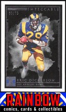 2019 Panini Impeccable #93 Eric Dickerson Los Angeles Rams #65/75
