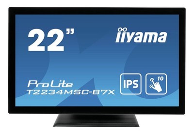 IIYAMA 55.0cm (21,5'') T2234MSC-B7X 16:9 M-Touch HDMI+DP bl.