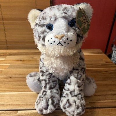 NWT The Petting Zoo Snow Leopard Stuffed Animal Wild Onez Zoo Animals Toy 12 In