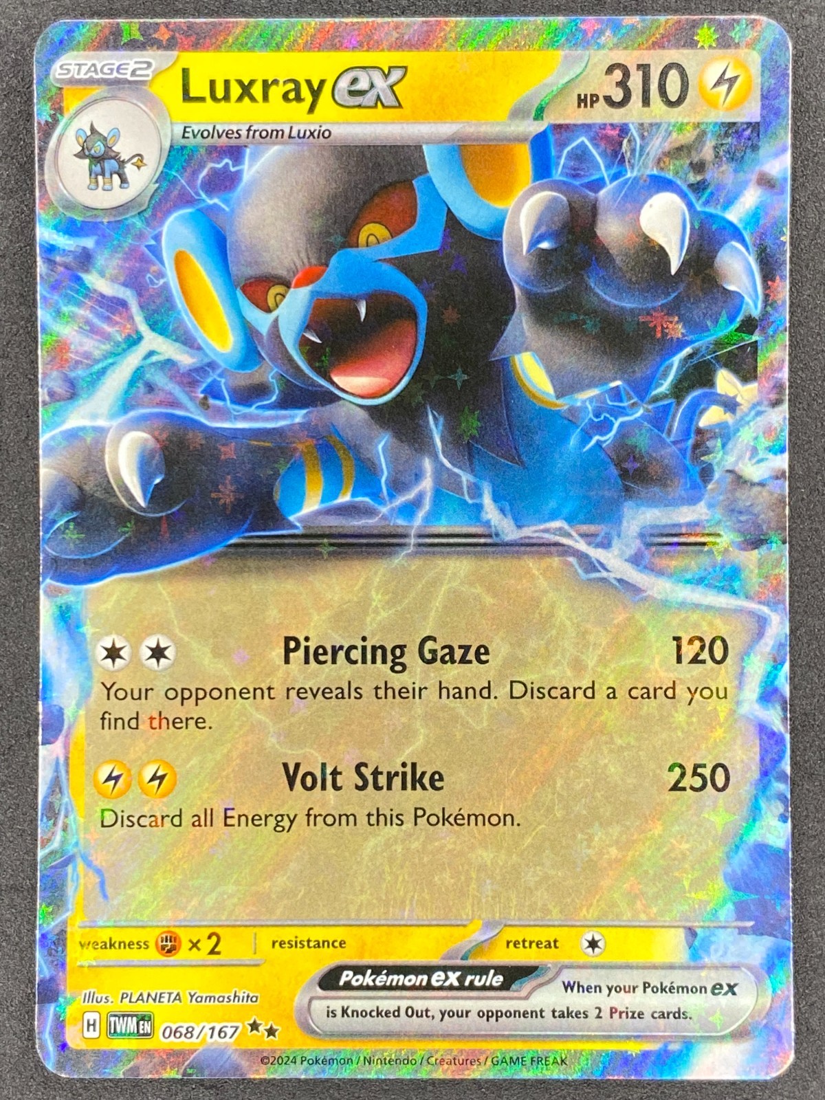 Pokémon Luxray ex 068/167 TWM Twilight Masquerade NM