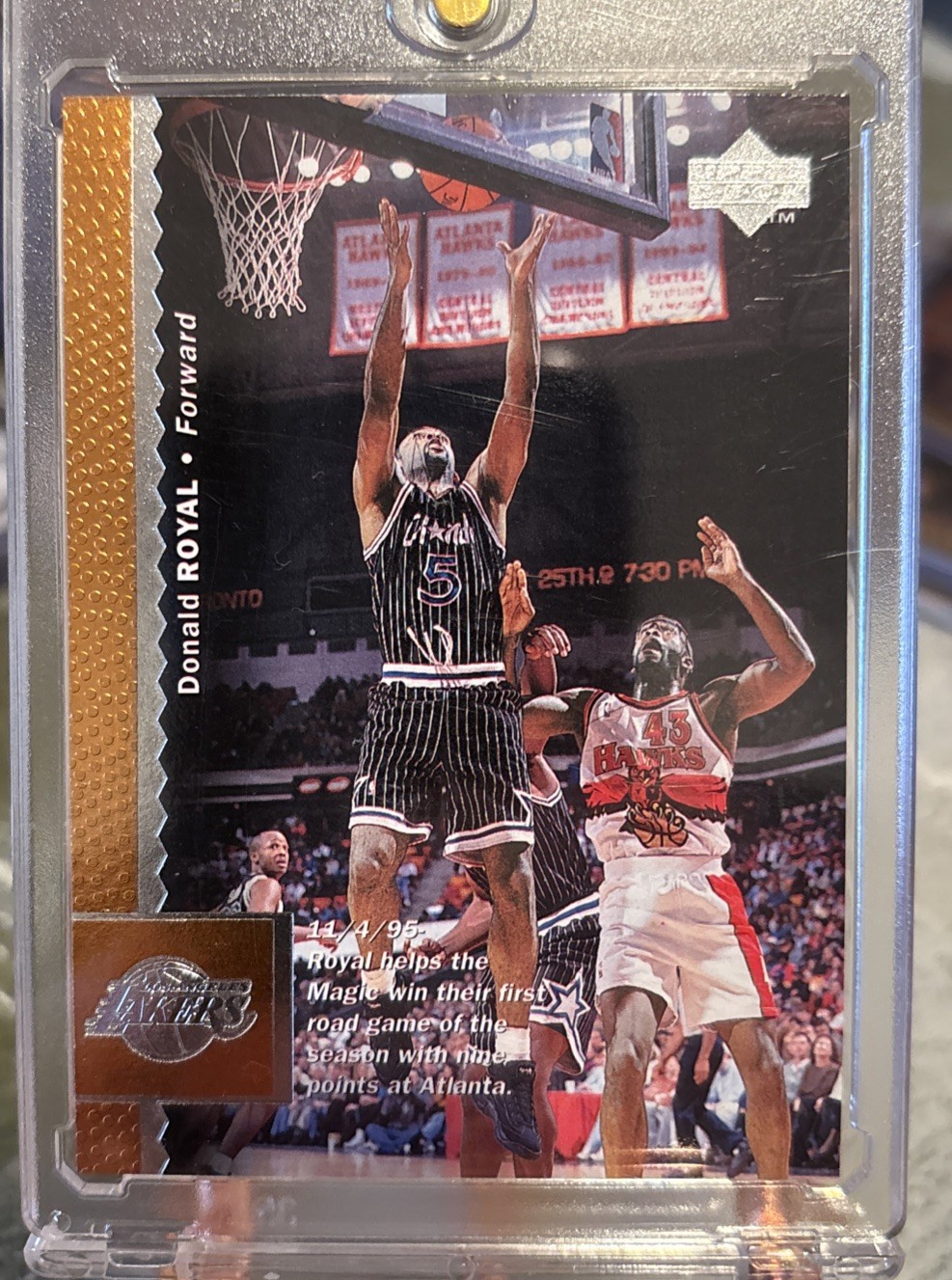 1996-97 Upper Deck - Kobe Bryant - Donald Royal #58 Extremely Rare MISPRINT (RC)