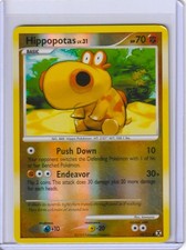 Hippopotas 64/111 Platinum Rising Rivals Reverse Holo Pokemon Card EX/LP