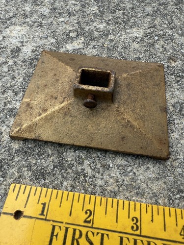 Collins Nee-Tan Ezy Old Vintage Skirt Marker Cast Iron Base Only Hem Tailor - Picture 4 of 5