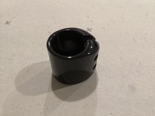 Mongoose Double Seat Post Clamp Black 1 1/8” Old Mid School BMX menace expert