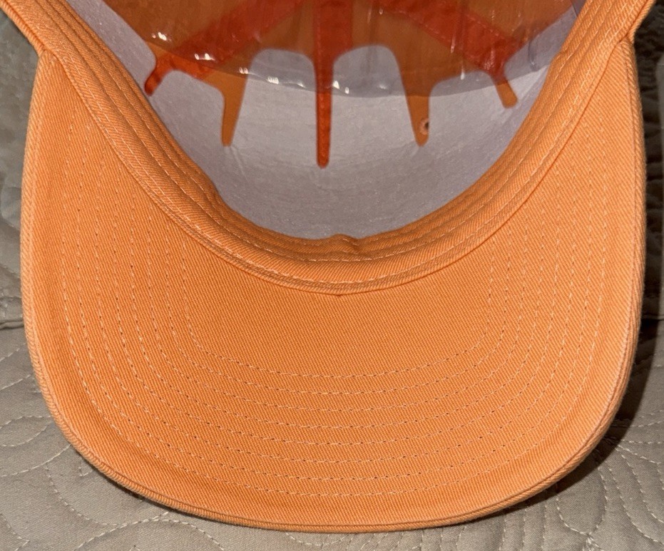 NWT Salt Life Orange Fishing Shut Up And Reel Baseball Cap Hat  Adjustable