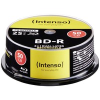 25Er Multipack Intenso 5101124 Blu-Ray BD-R Dl Rohling 50 Gb 25 St. Spindel