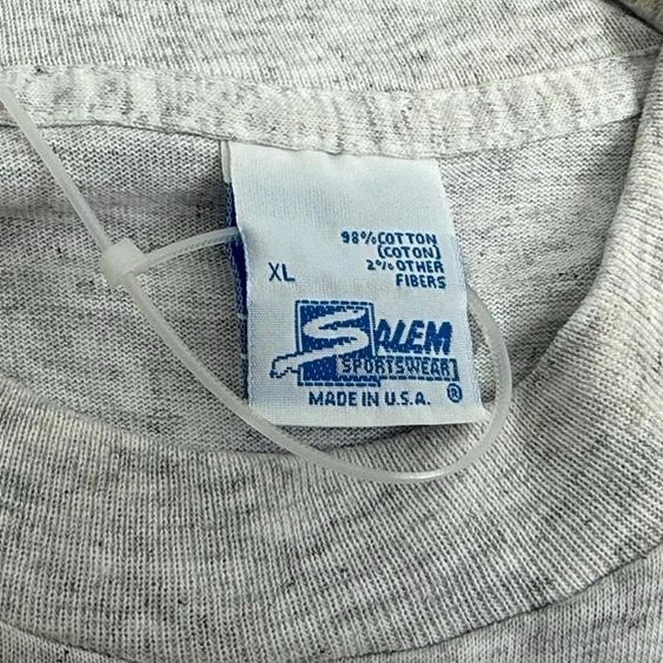 Camiseta Salem Sportswear John Stockton Utah Jazz Años 90 RARA De Colección Camiseta NBA GRIS Foto 4 de 4