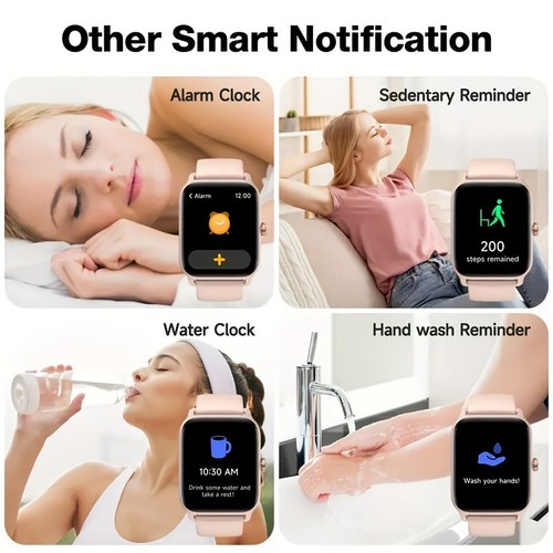 Smart Watch Men Women Bluetooth Call Fitness Tracker Pedometer 100+ Sports - Picture 16 of 22