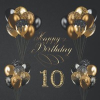 GäStebuch Zum 10. Geburtstag - Erinnerungsbuch FüR GlüCkwüNsche &