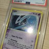 HEAVY BLEED ERROR PSA 5 Lugia 2/17 EX Pop Series Cosmos Nintendo Pokemon Card