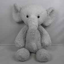RARE Jellycat - Nugget Elephant - Medium Plush Soft Toy 10" Retired Grey Fluffy