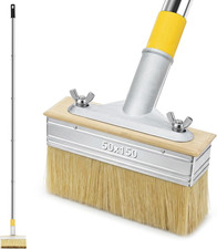 6 in Decking Paint Brush with 60 in Long Handle, Deck Stain Applicator for Decki