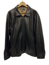 POLO RALPH LAUREN Single Riders Jacket L Leather BLK