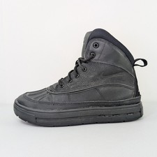 Nike ACG Woodside 2 High Boots Triple Black Kids Boys Size 4Y Shoes 524872-004