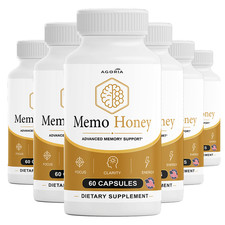 (6 Pack) Memo Honey Advanced Natural Brain Health Support MemoHoney Capsules