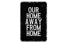 Rustic Cabin Sign/Sticker for Vacation Homes & RVs