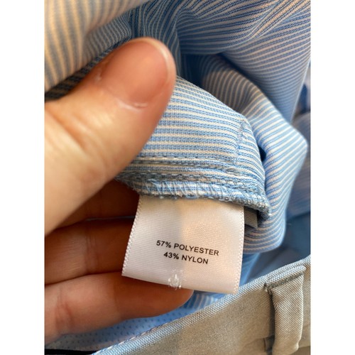 Peter Millar Performance Shorts Blue Polyester/Nylon Blend Size 35 - Picture 4 of 4