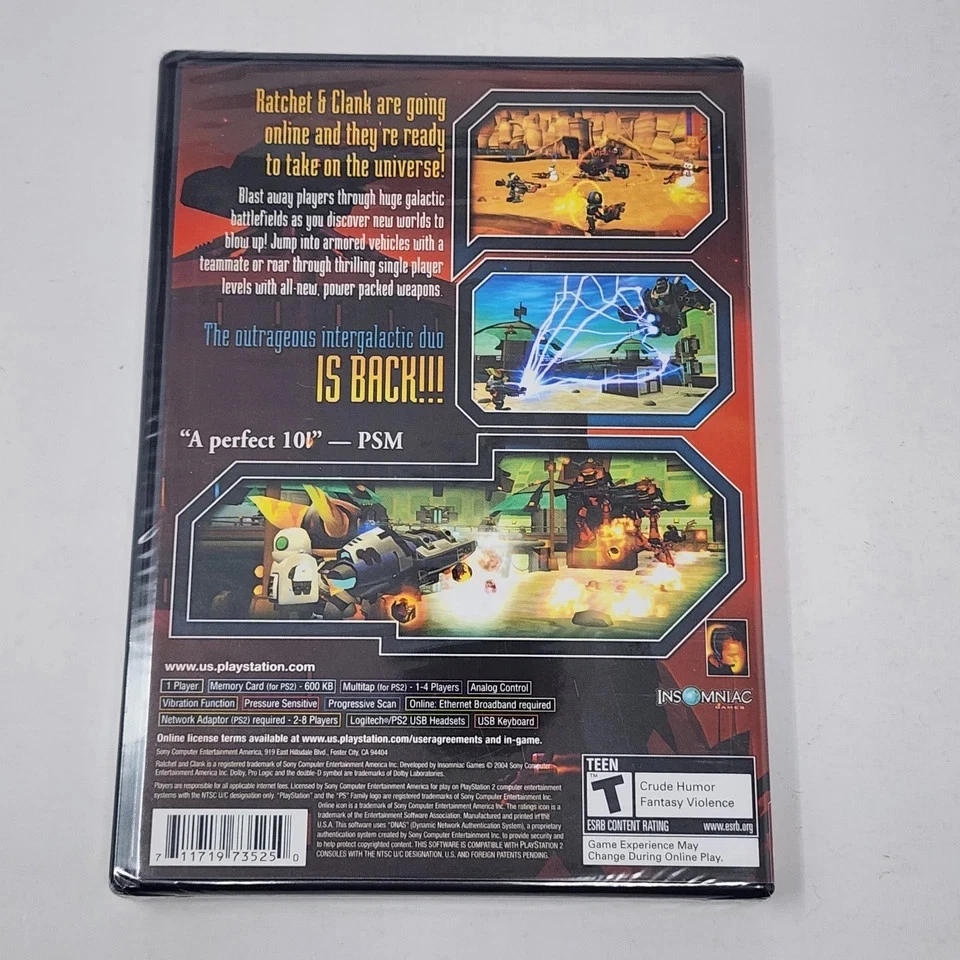 Ratchet & Clank: Up Your Arsenal (PlayStation 2 PS2) Brand New Factory Sealed - Image 2 of 4